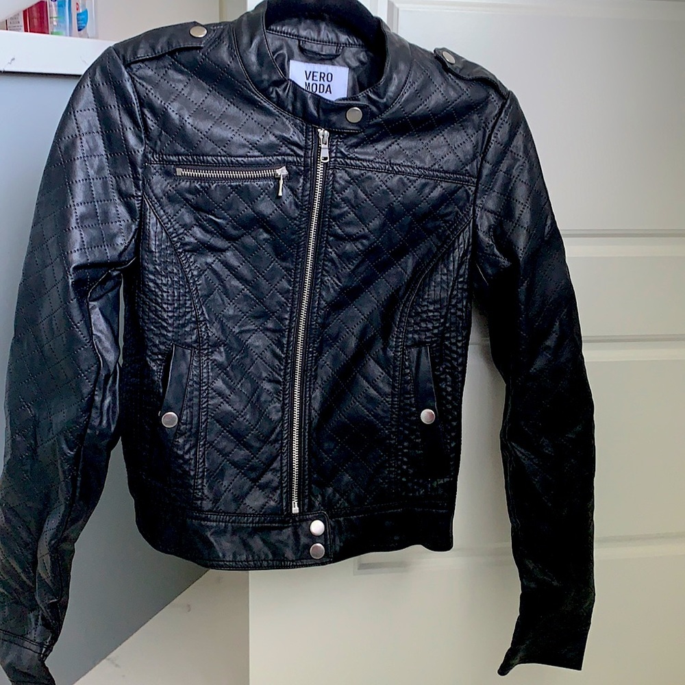 Black bomber jacket